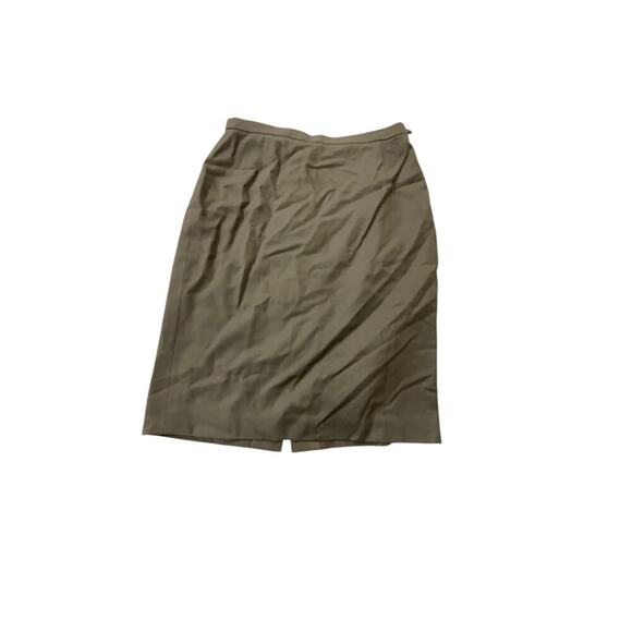 Escada Pencil Skirt Size 44/US 14 Flat Front Button Back Zip Casual Officewear - Picture 13 of 15